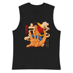 Sin mangas One Piece Luffy Giant Hand Captain Clouds - Plano