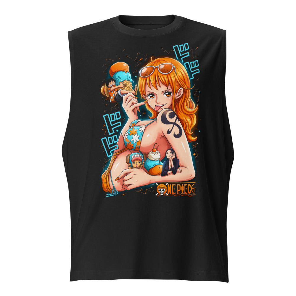 Sin mangas One Piece Nami Ice Cream Summer - Frente
