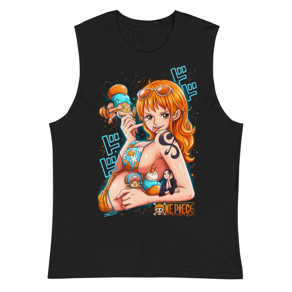 Sin mangas One Piece Nami Ice Cream Summer - Plano