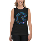 Sin mangas Pac-Man Ghost F1 Racers Neon Track - Modelo femenina