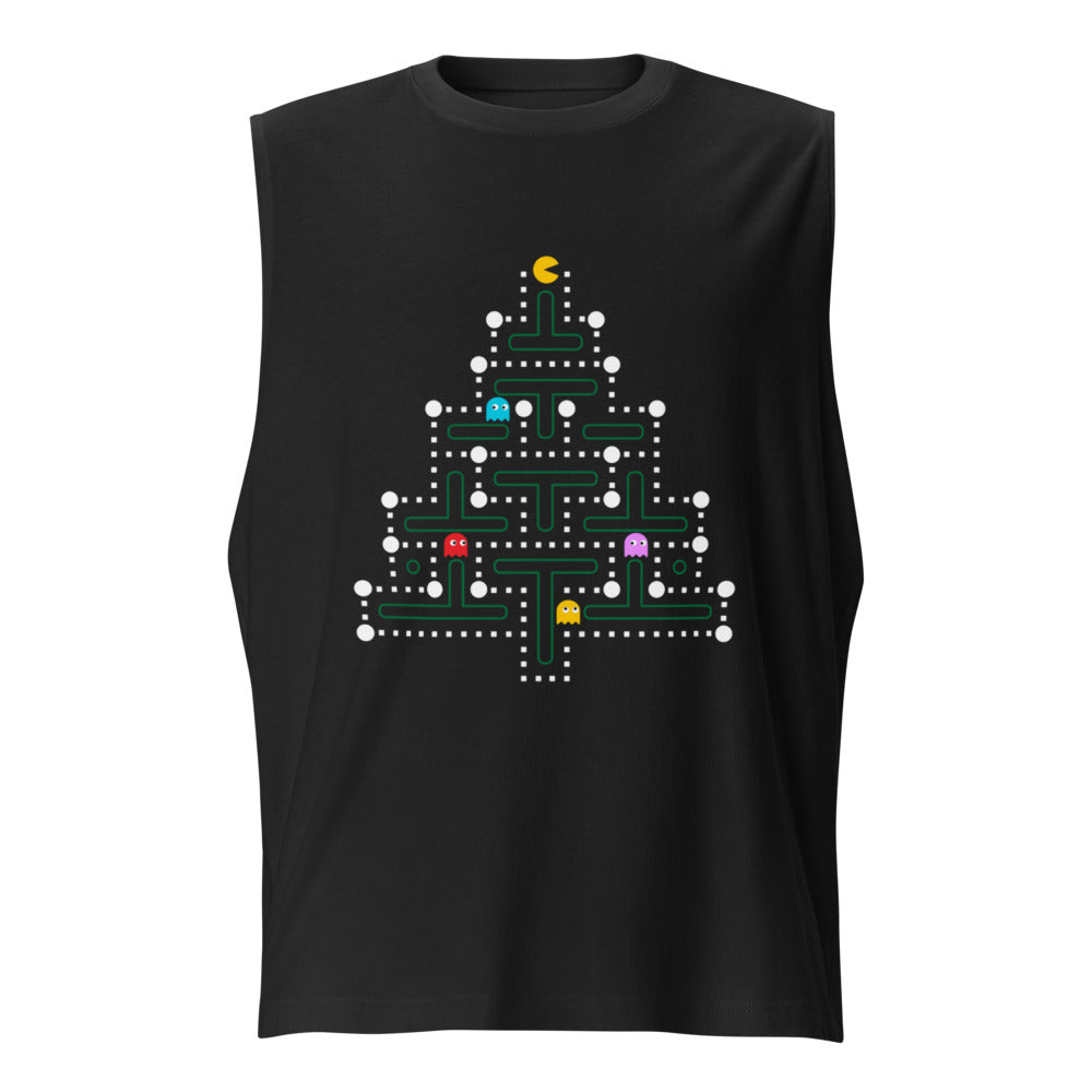 Sin mangas Pixelated Holidays - Frente