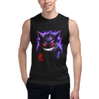 Sin mangas Pokemon Gengar Oni Kanji Red Seal - Modelo masculino
