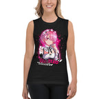 Sin mangas Re Zero Ram Pink Maid Splash - Modelo femenina