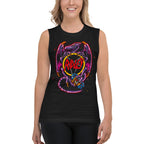 Sin mangas Ridley Metroid Metal Logo Pentagram Dragon - Modelo femenina