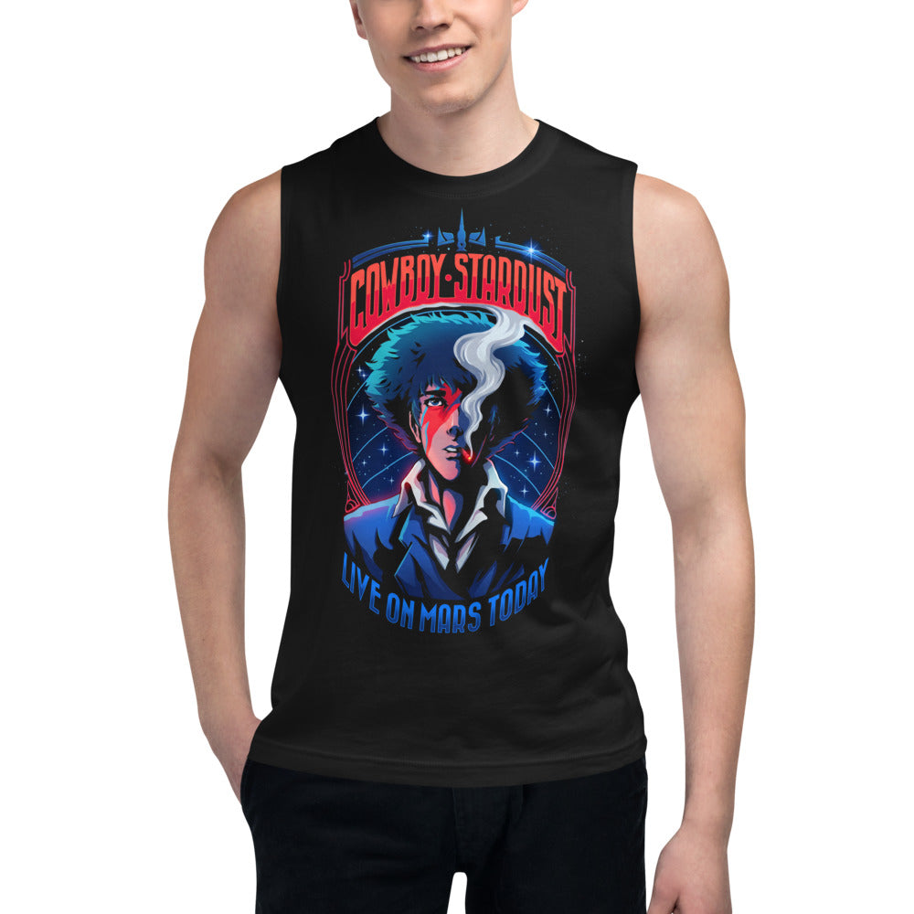 Sin mangas Spike Spiegel Cowboy Stardust Live On Mars Today - Modelo masculino