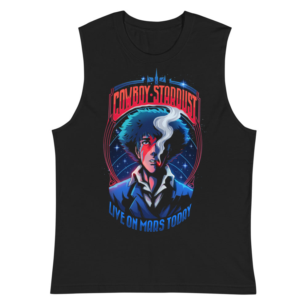 Sin mangas Spike Spiegel Cowboy Stardust Live On Mars Today - Plano