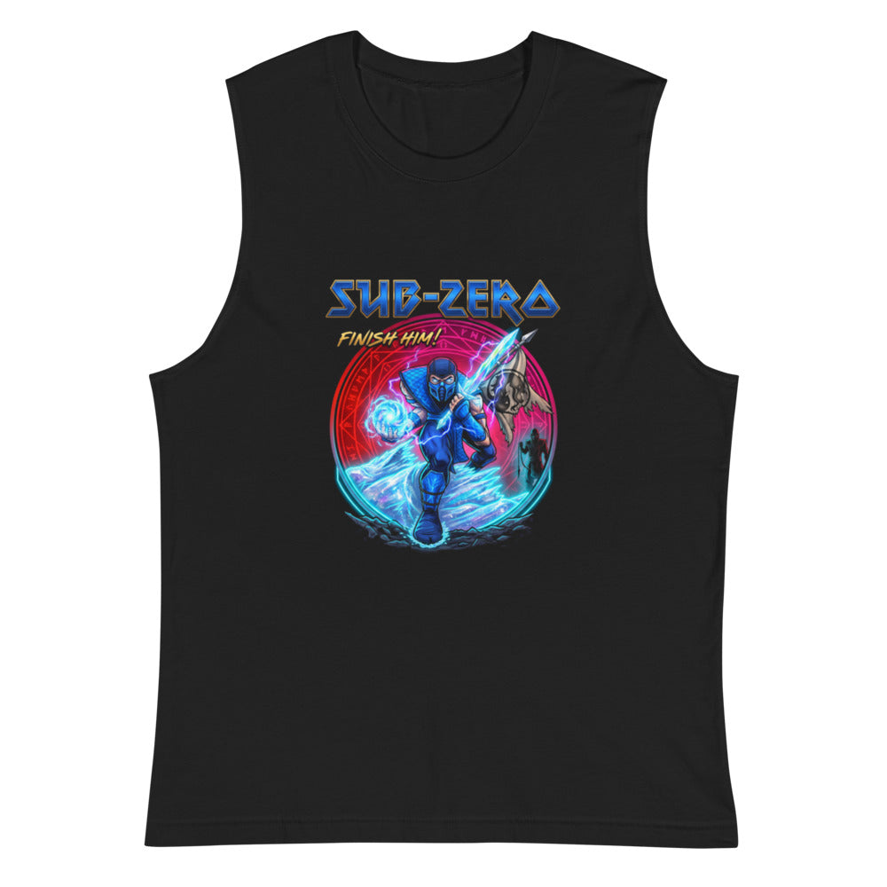 Sin mangas Sub Zero Mortal Kombat Finish Him Plano