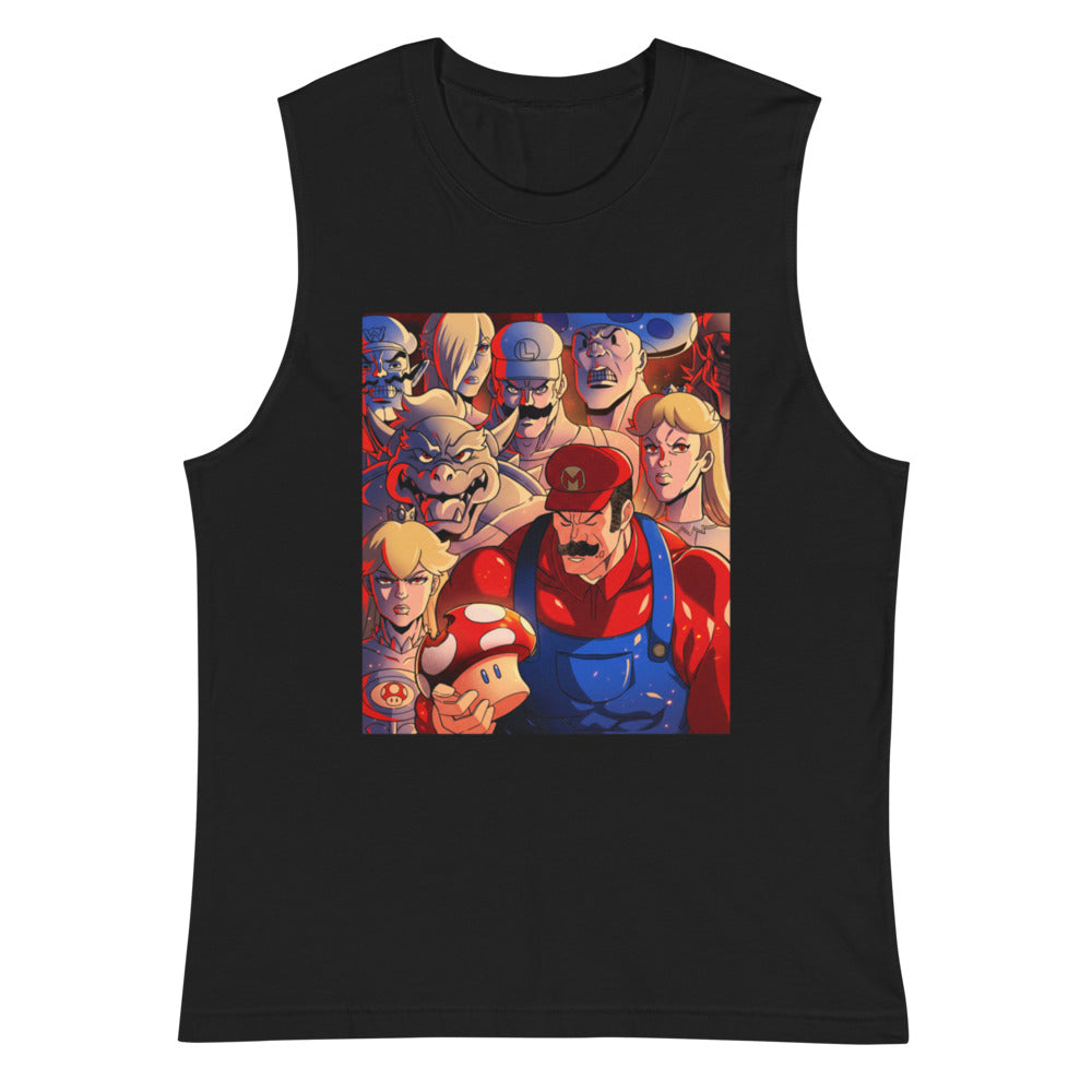 Sin mangas Super Mario Gritty Cast Red Mushroom - Plano