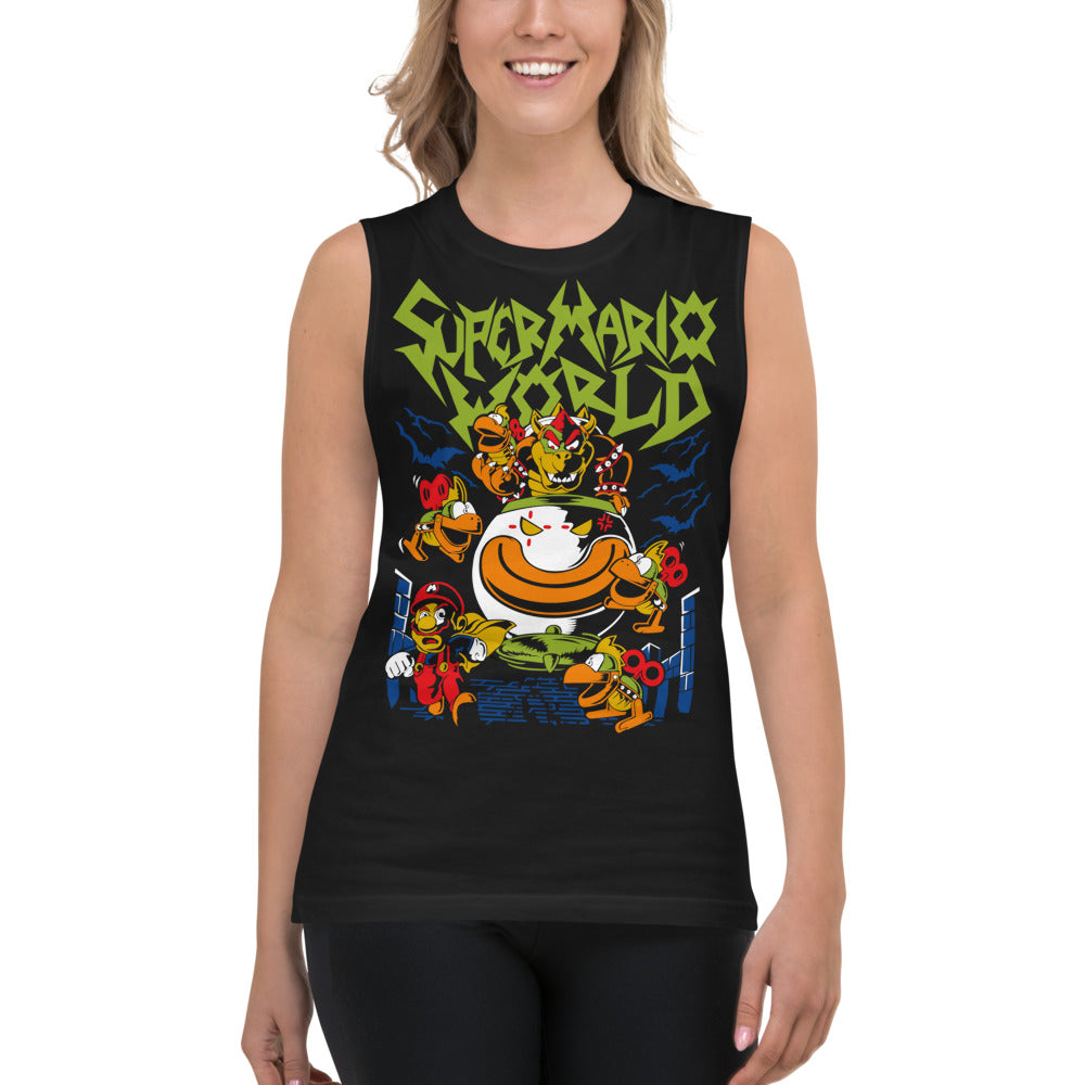 Sin mangas Super Mario World Mario Bros - Modelo femenina