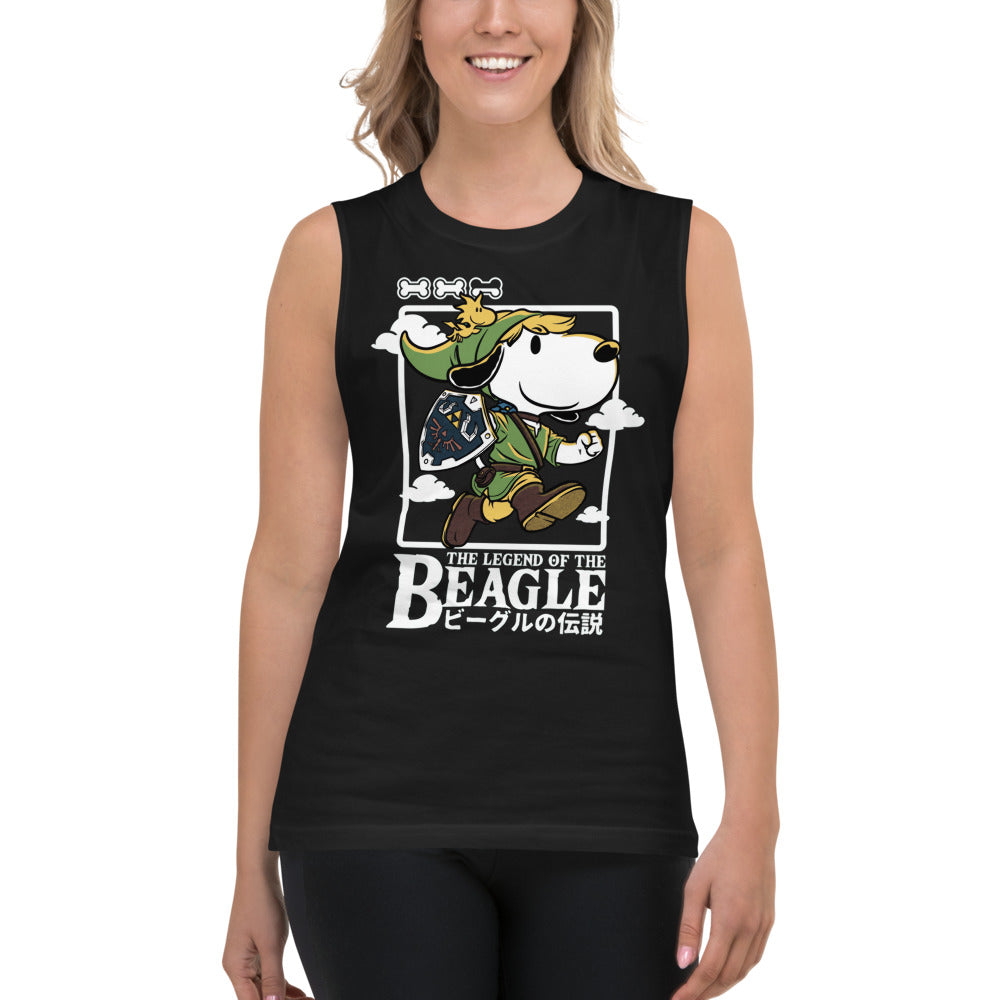 Sin mangas The legend of the Beagle Nintendo - Modelo femenina