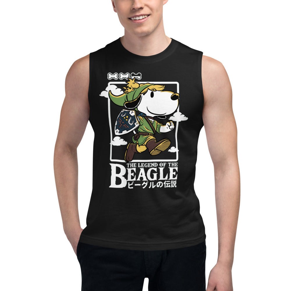 Sin mangas The legend of the Beagle Snoopy - Modelo masculino