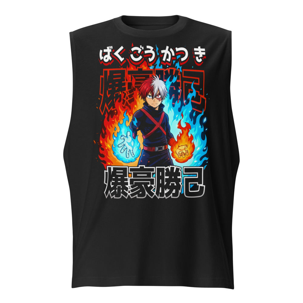 Sin mangas Todoroki Fire And Ice My Hero Academia - Frente