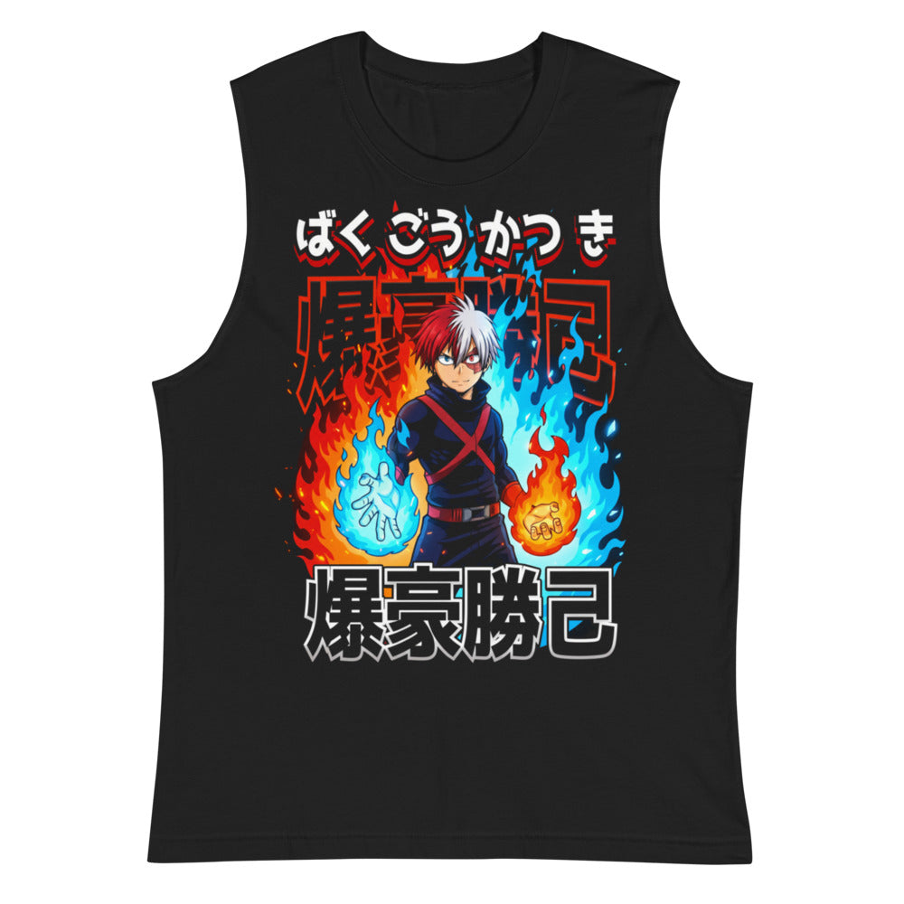 Sin mangas Todoroki Fire And Ice My Hero Academia - Plano