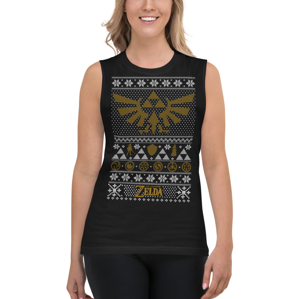 Sin mangas Triforce of Cheer - Modelo femenina