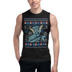 Sin mangas Vaporeon Navideño - Modelo masculino