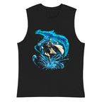 Sin mangas Water Wizard Blue Dragon Splash - Plano