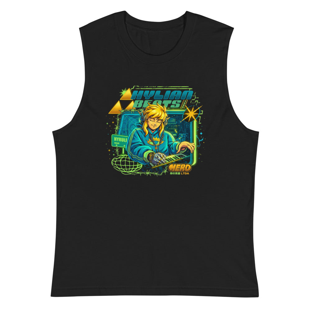 Sin mangas Zelda Link Hylian Beats Synth - Plano