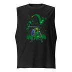 Sin mangas Zelda Link Silhouette Green Glow Frente