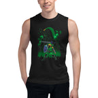 Sin mangas Zelda Link Silhouette Green Glow Modelo masculino