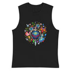 Sin mangas Zelda Tattoo Flash Majoras Mask Rupees - Plano