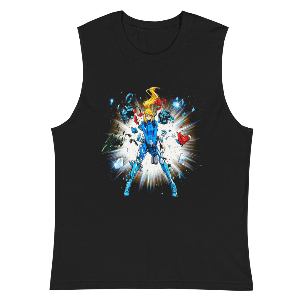 Sin mangas Zero Suit Shatter Metroid Plano