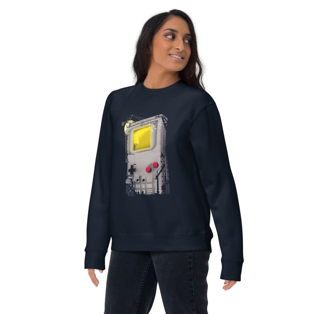 Suéter Game Boy Under Construction Tower Cranes - Lifestyle mujer