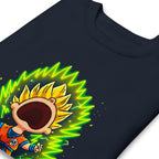 Suéter Goku Super Saiyan Peanuts Scream Green Aura - Doblado zoom