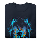 Suéter Sonic Giant Head Gold Rings Lightning - Doblado