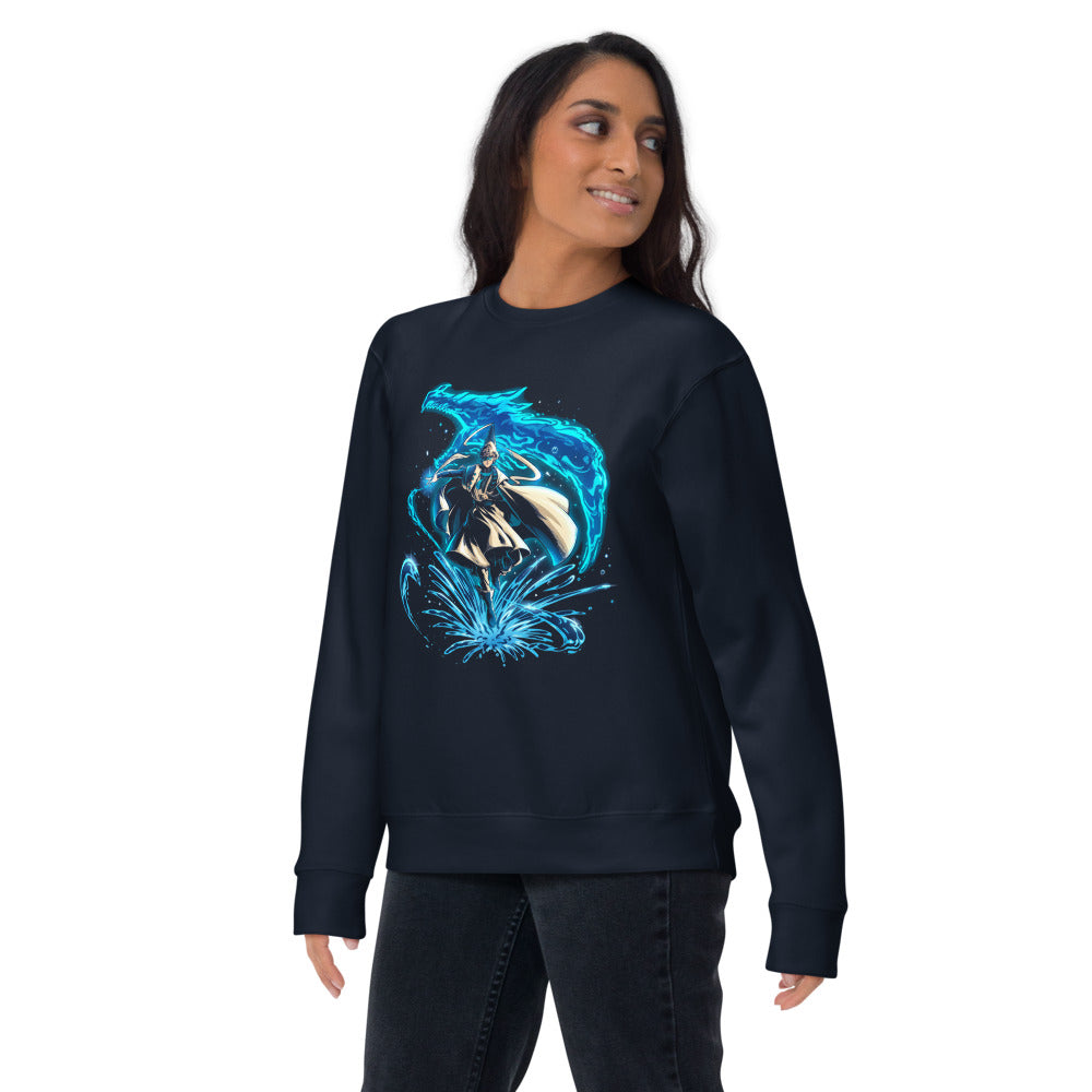 Suéter Water Wizard Blue Dragon Splash - Lifestyle mujer