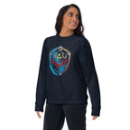 Suéter Zelda Hylian Shield Triforce Blue Brushstroke - Lifestyle mujer