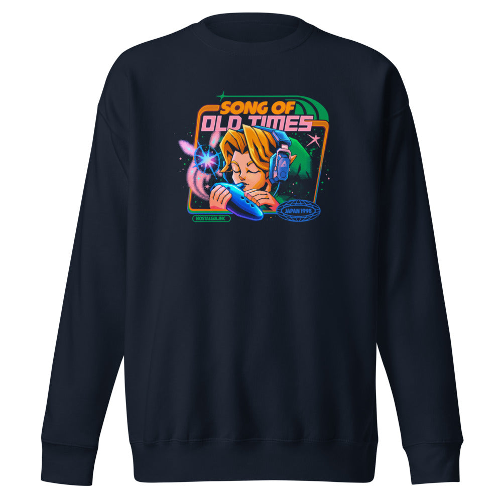 Suéter Zelda Link Song Of Old Times - Frente