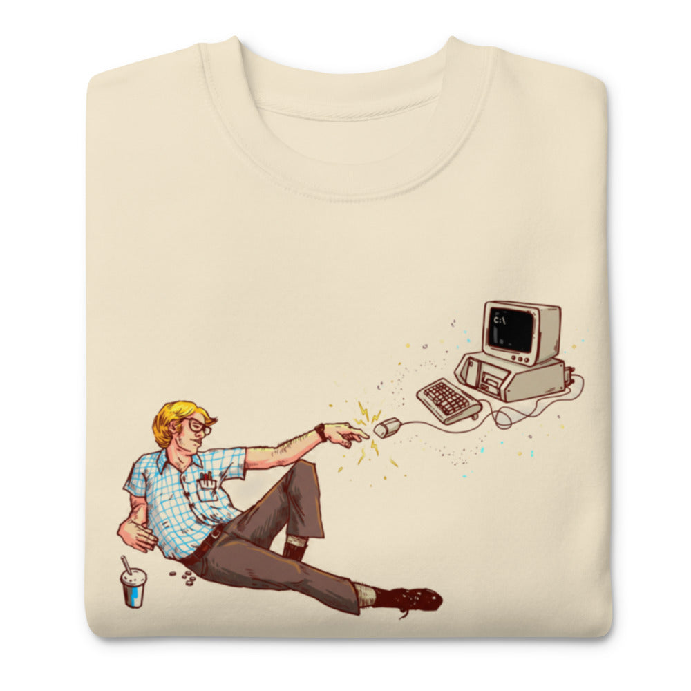 Suéter Creation Of Nerd Retro Computer Mouse - Doblado