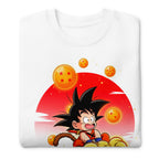 Suéter Dragon Ball Kid Goku Flying Nimbus - Doblado