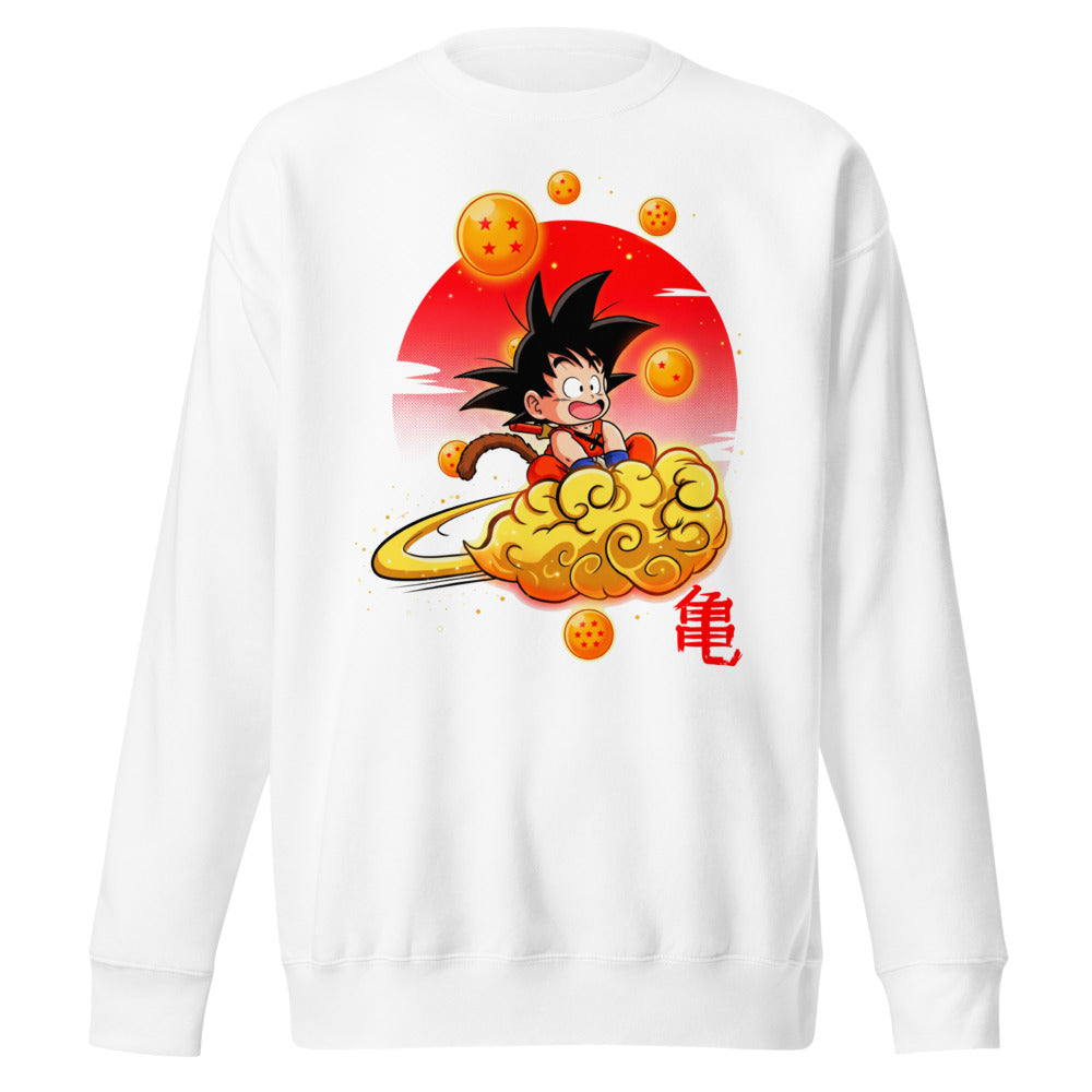Suéter Dragon Ball Kid Goku Flying Nimbus - Frente