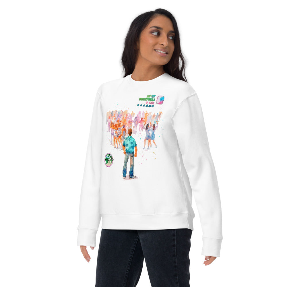 Suéter GTA Vice City Dance Floor Watercolor - Lifestyle mujer