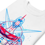 Suéter Gundam Red Blue Double Exposure - Doblado zoom