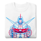 Suéter Gundam Red Blue Double Exposure - Doblado