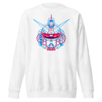 Suéter Gundam Red Blue Double Exposure - Frente