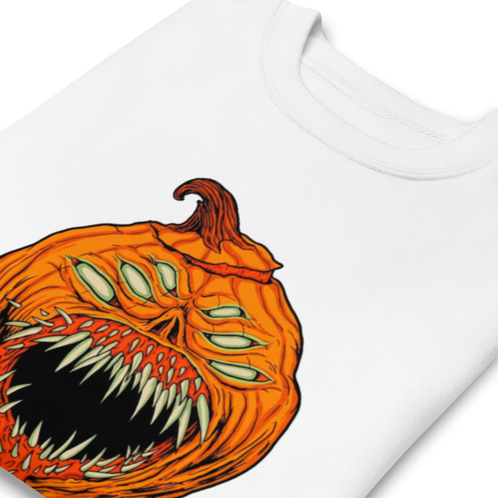 Suéter Halloween Pumpkin Monster Four Eyes - Doblado zoom