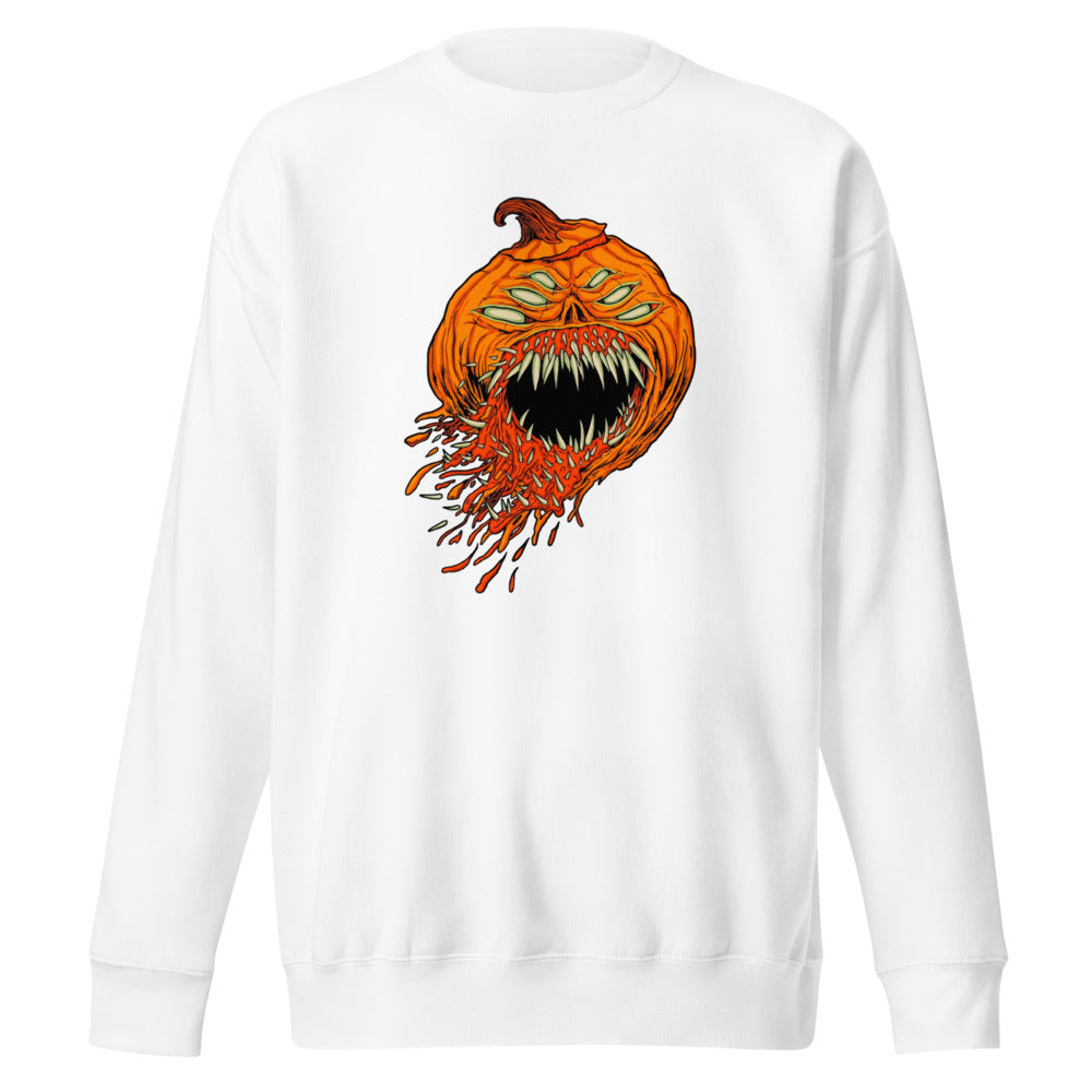 Suéter Halloween Pumpkin Monster Four Eyes - Frente