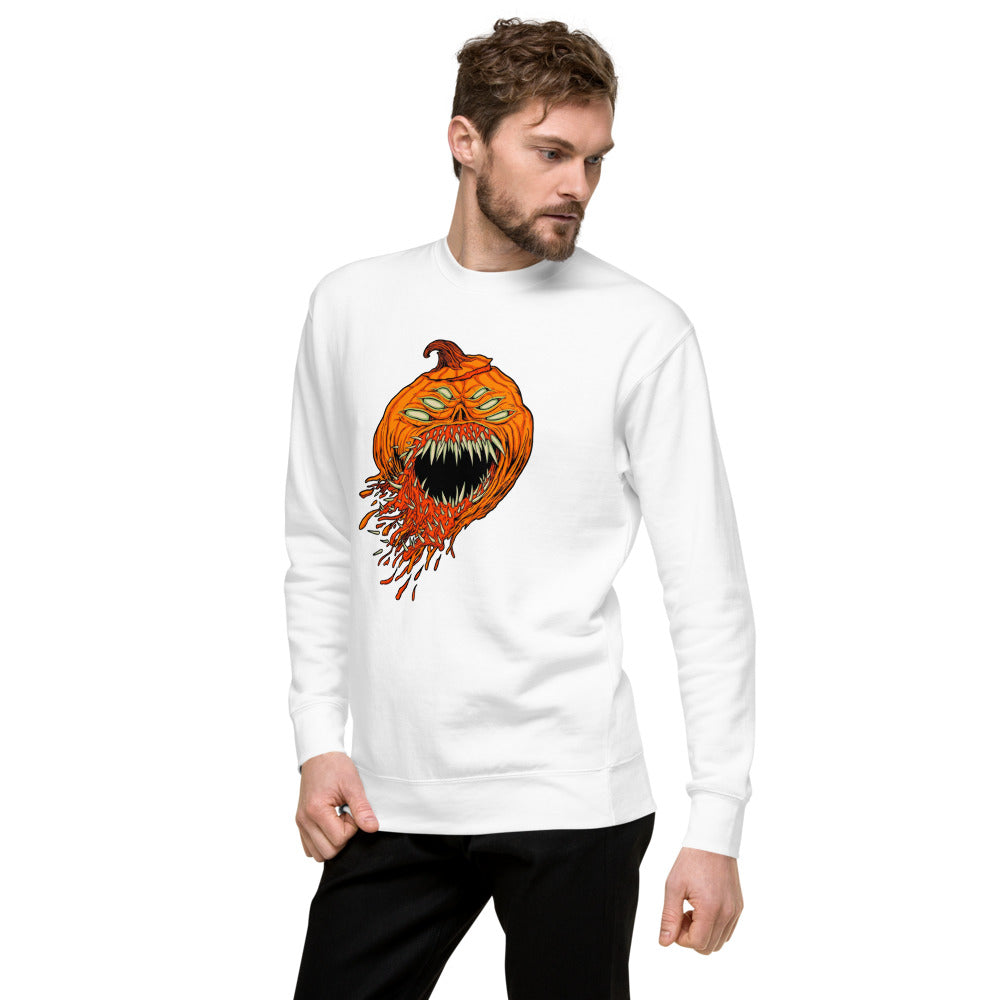 Suéter Halloween Pumpkin Monster Four Eyes - Lateral izquierdo