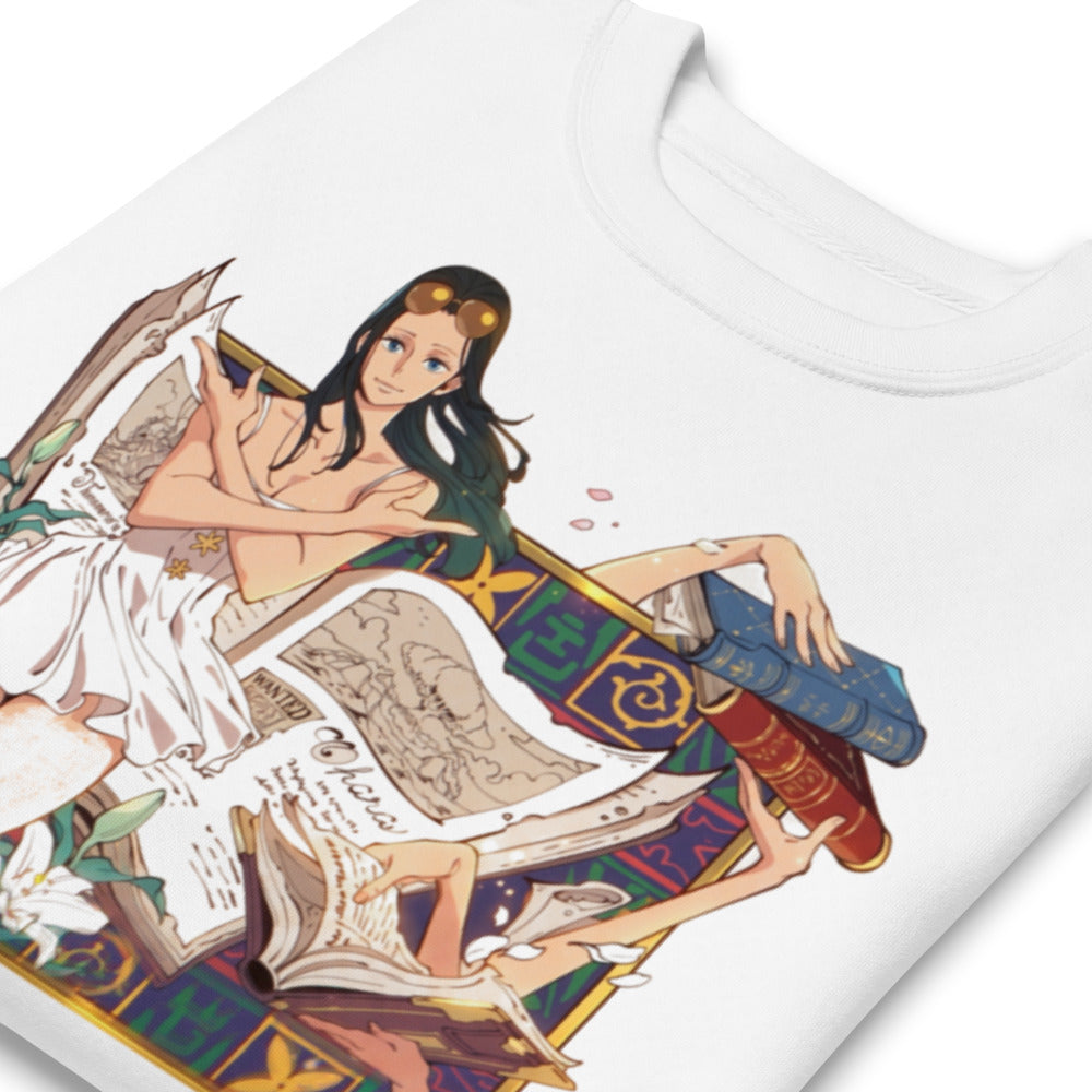 Suéter One Piece Nico Robin Ohara Books - Doblado zoom