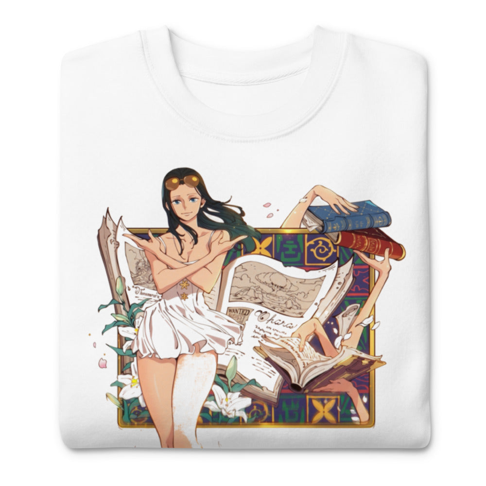 Suéter One Piece Nico Robin Ohara Books - Doblado
