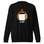 Suéter 1 Up Pixel Coffee Mug Amber Glow - Frente