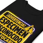Suéter Advertencia Espécimen Desconocido No Tocar - Doblado zoom