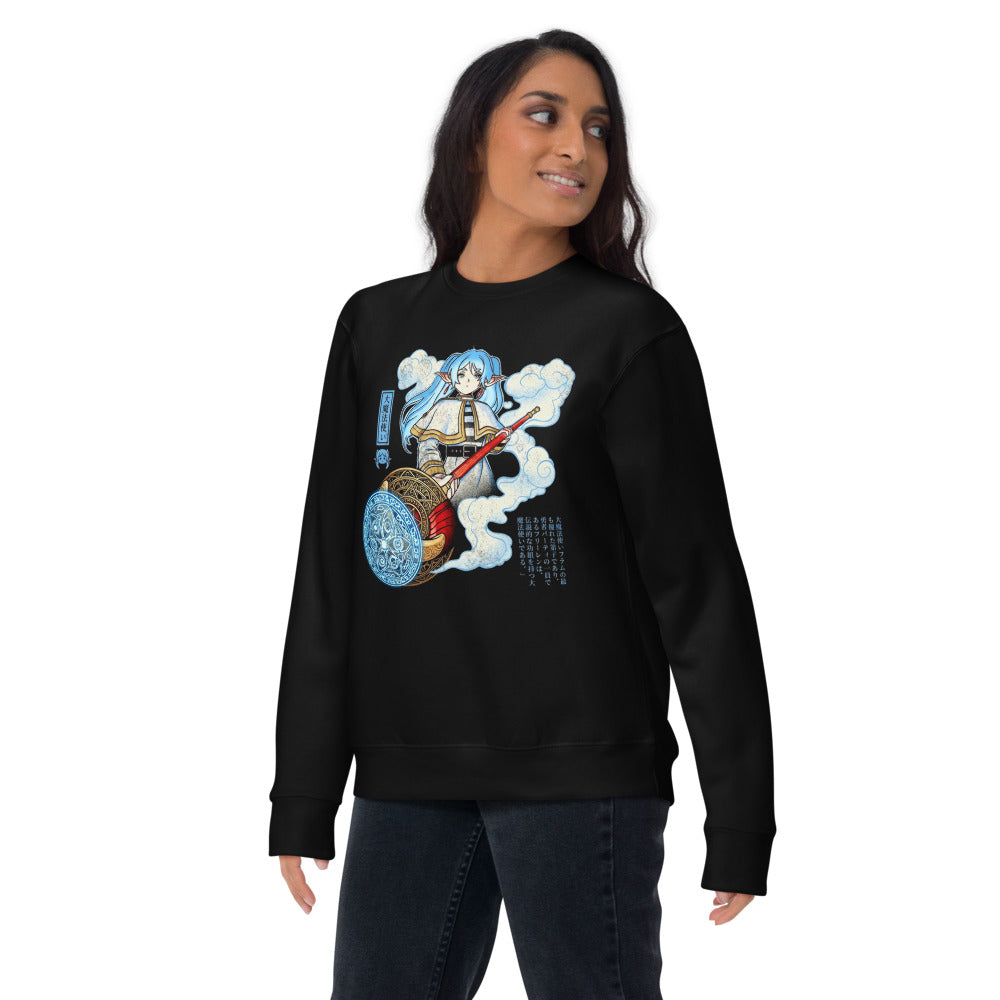 Sueter Anime Elf Sorceress Witch Broom Lifestyle mujer