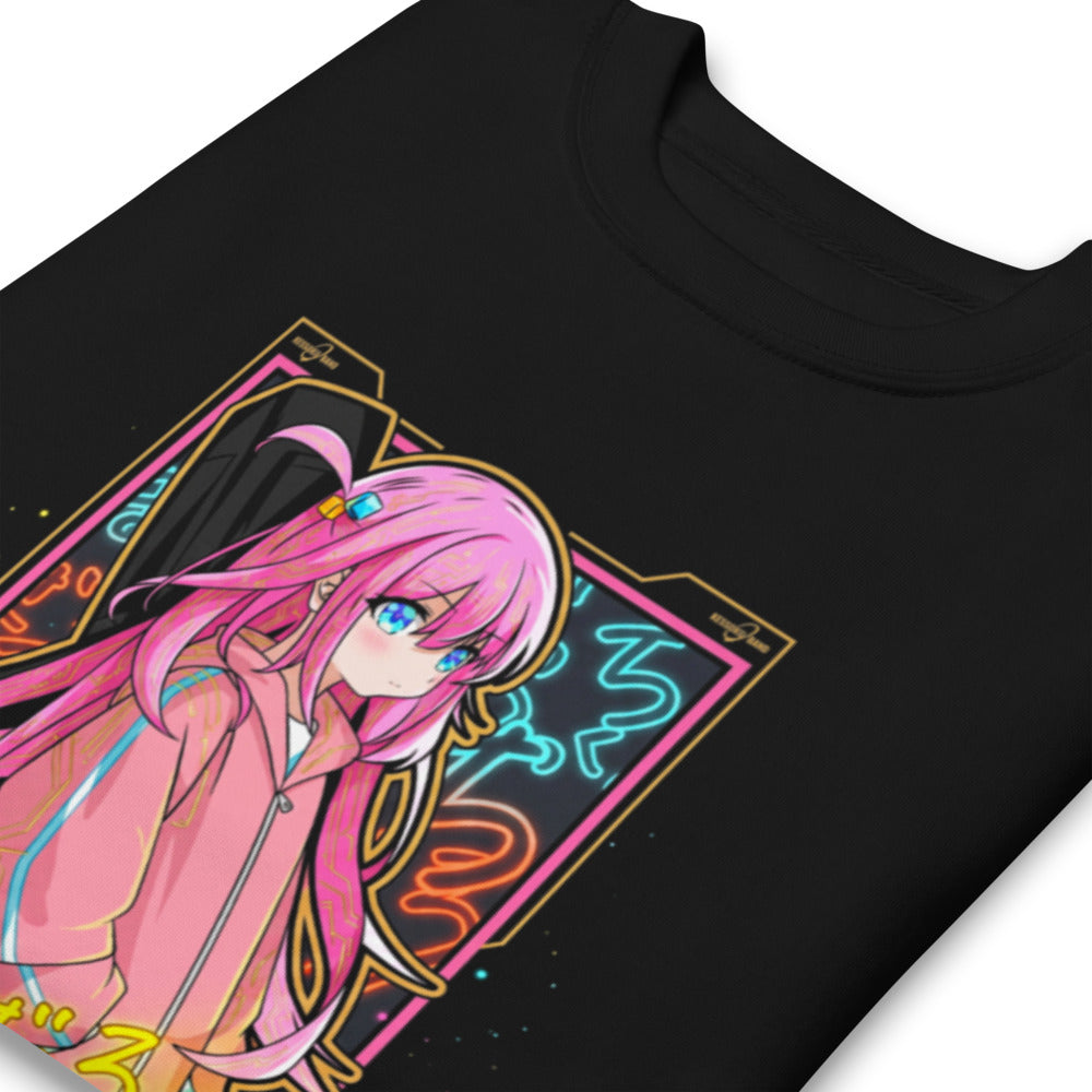 Sueter Bocchi The Rock Sad Hoodie Anime Doblado zoom