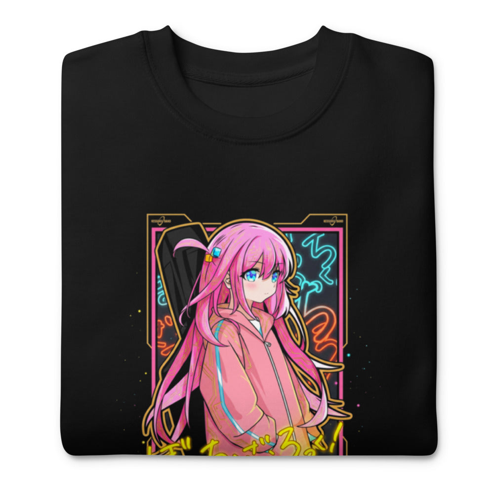 Sueter Bocchi The Rock Sad Hoodie Anime Doblado