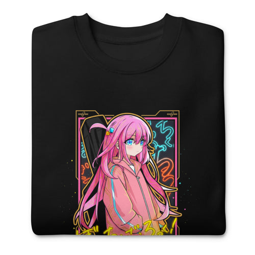 Sueter Bocchi The Rock Sad Hoodie Anime Doblado