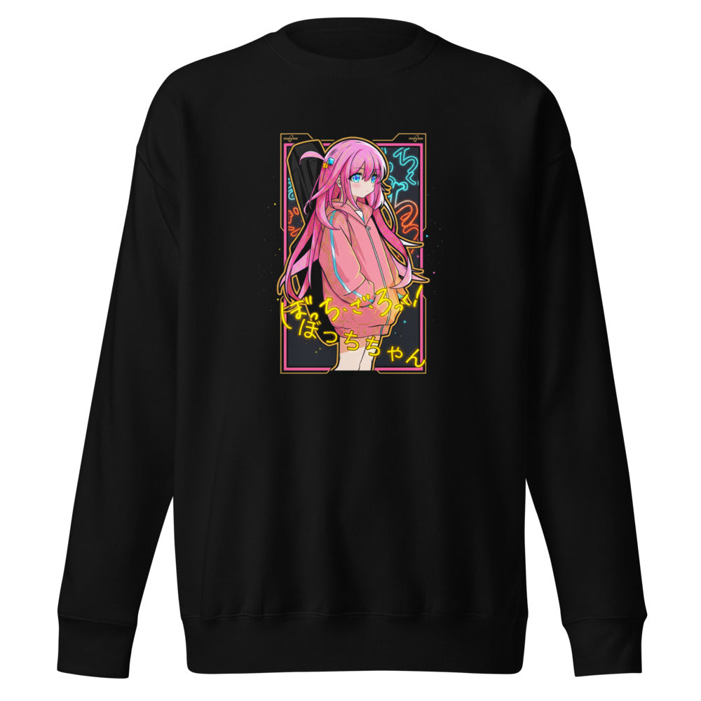 Sueter Bocchi The Rock Sad Hoodie Anime Frente